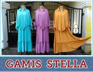 Obral Grosir Baju Murah Kulakan Surabaya Supplier Gamis Stella Perempuan Murah  