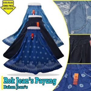 Obral Grosir Baju Murah Kulakan Surabaya Grosir Rok Jeans Payung Dewasa Murah di Surabaya  