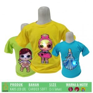 Obral Grosir Baju Murah Kulakan Surabaya Pabrik Kaos LED Lol Murah di Surabaya  